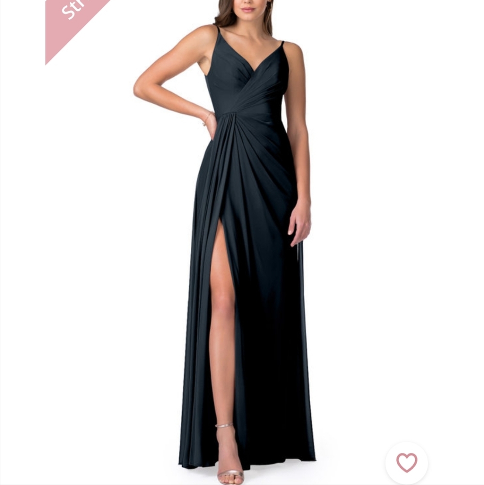 Azazie Bridesmaid Evalin A8 Dark Navy